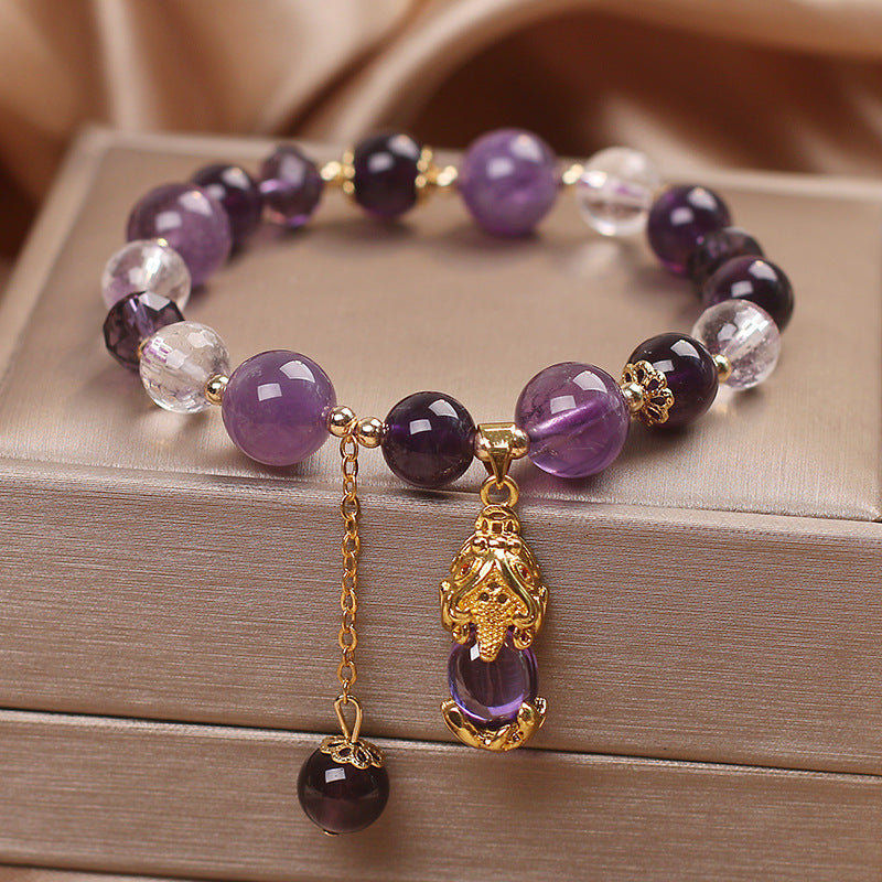 Aura Craft Amethyst Pixiu Fortune Bracelet 3