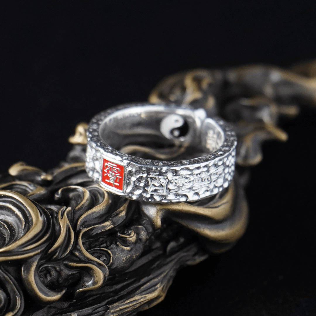 Aura Craft Feng Shui Yin Yang Fortune-Attracting and Evil-Warning Ring 1