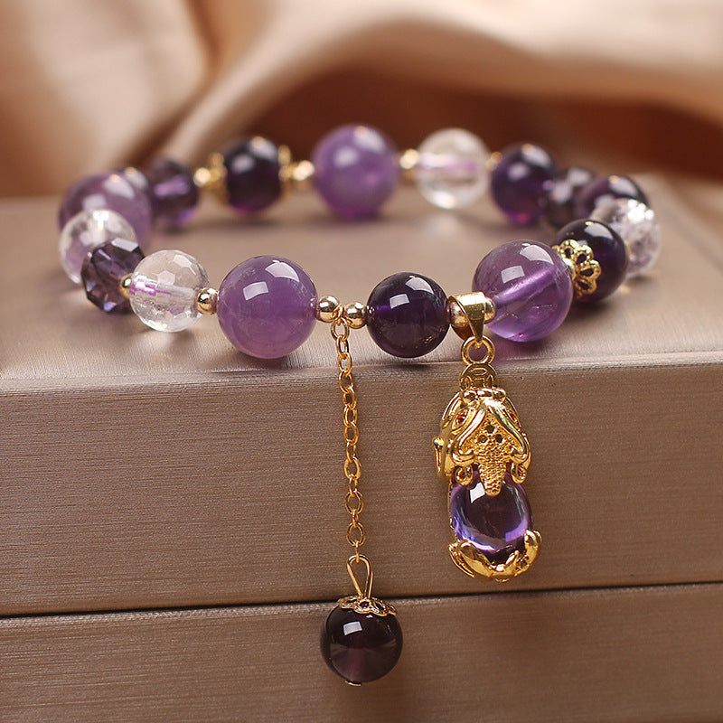 Aura Craft Amethyst Pixiu Fortune Bracelet 4