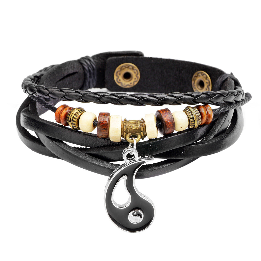 Aura Craft Feng Shui Yin Yang Blessing and Lucky Charm Bracelet