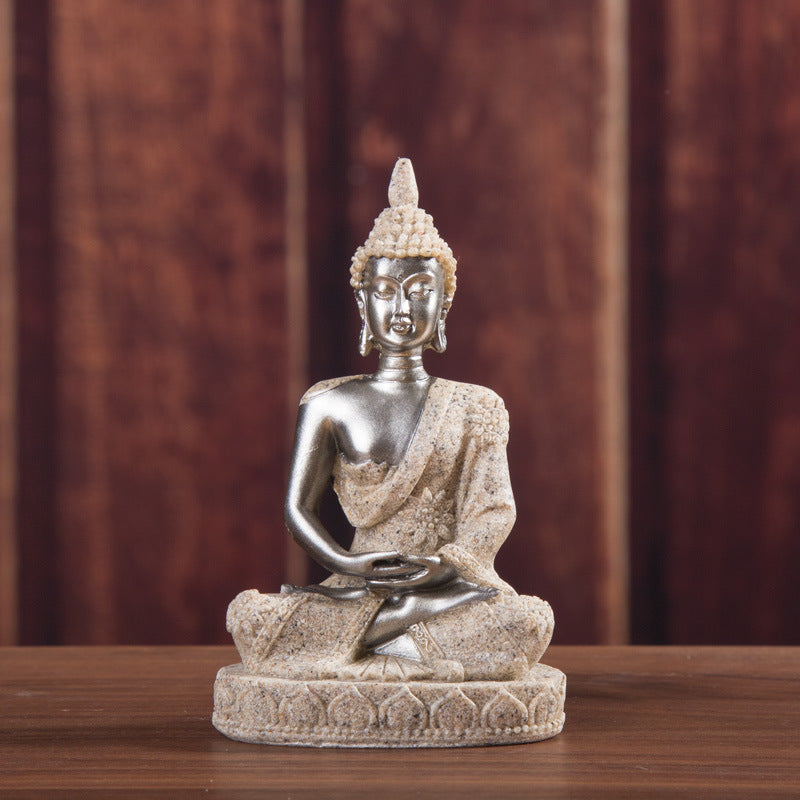 Aura Craft Meditation Sitting Buddha is suitable for living room, study room and tea room 4
