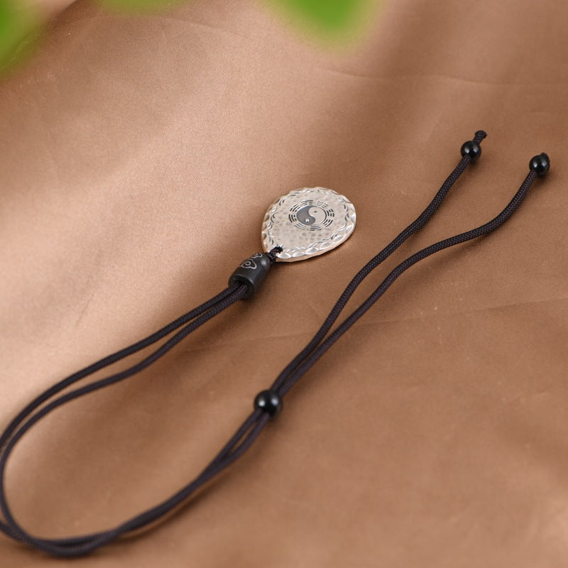 Aura Craft Feng Shui Yin Yang Bagua Lucky Blessing Amulet Necklace