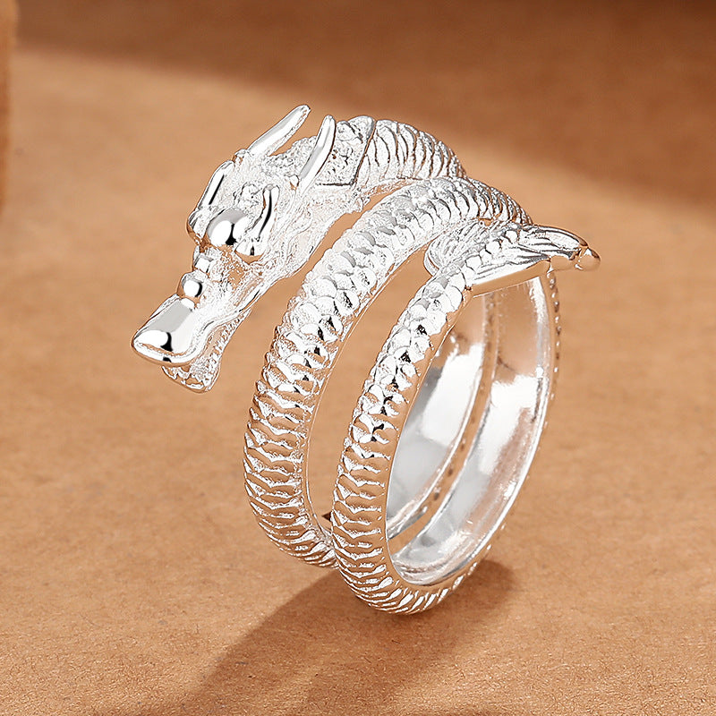 Aura Craft Three-Circle Dragon Lucky Ring 2