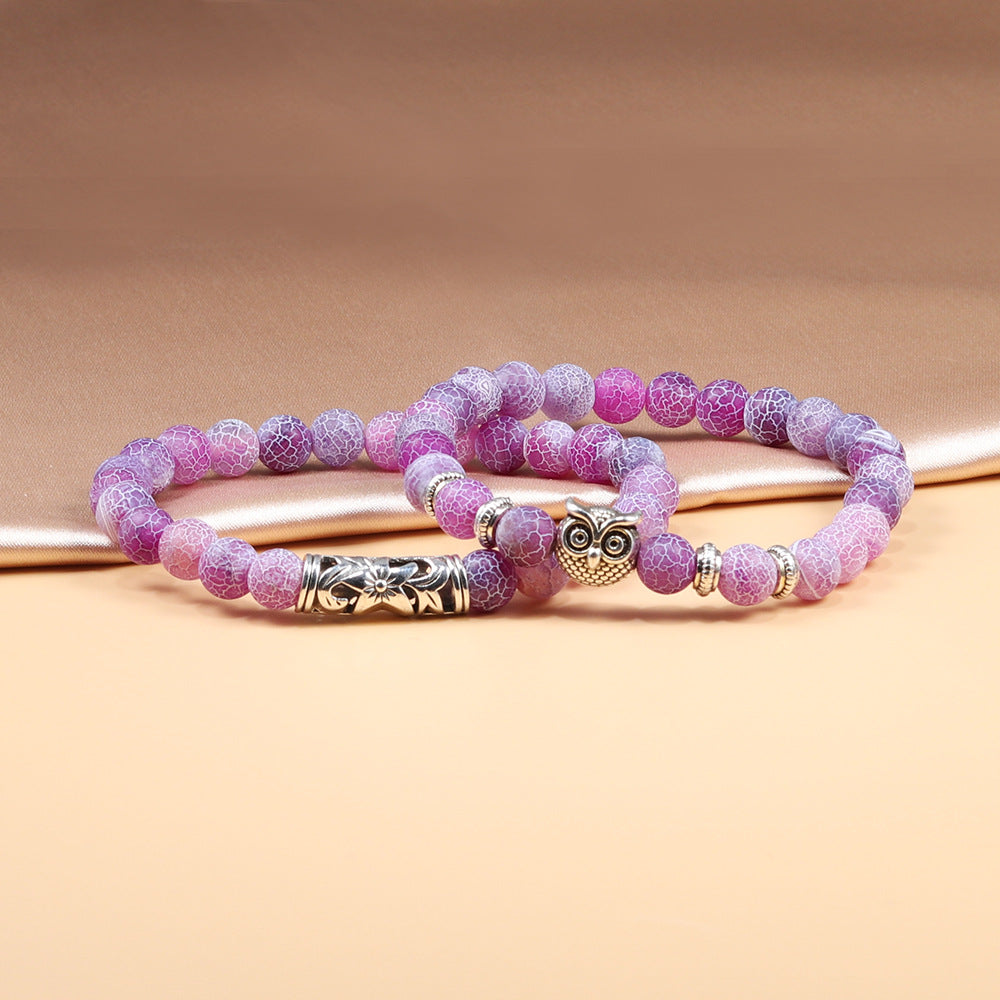 Aura Craft Malachite Natural Stone Alloy Buddha Head Blessing Good Luck Health Bracelet 3