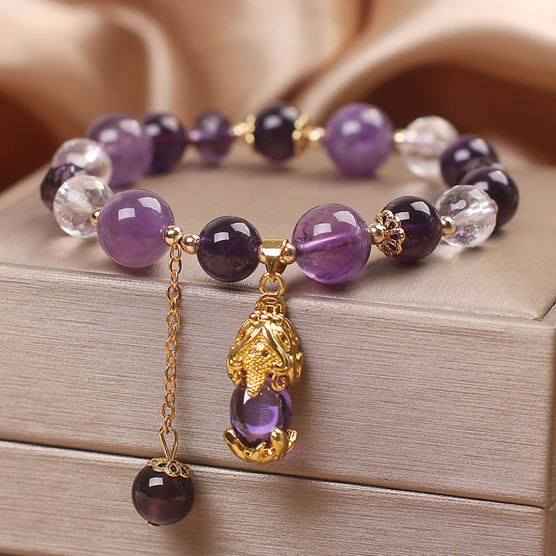 Aura Craft Amethyst Pixiu Fortune Bracelet 1