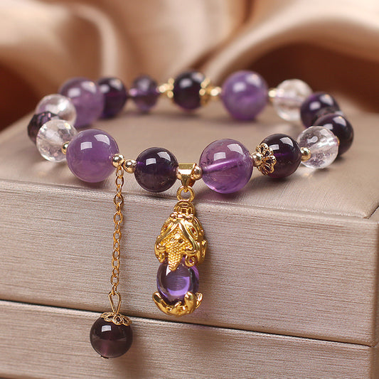 Aura Craft Amethyst Pixiu Fortune Bracelet 1