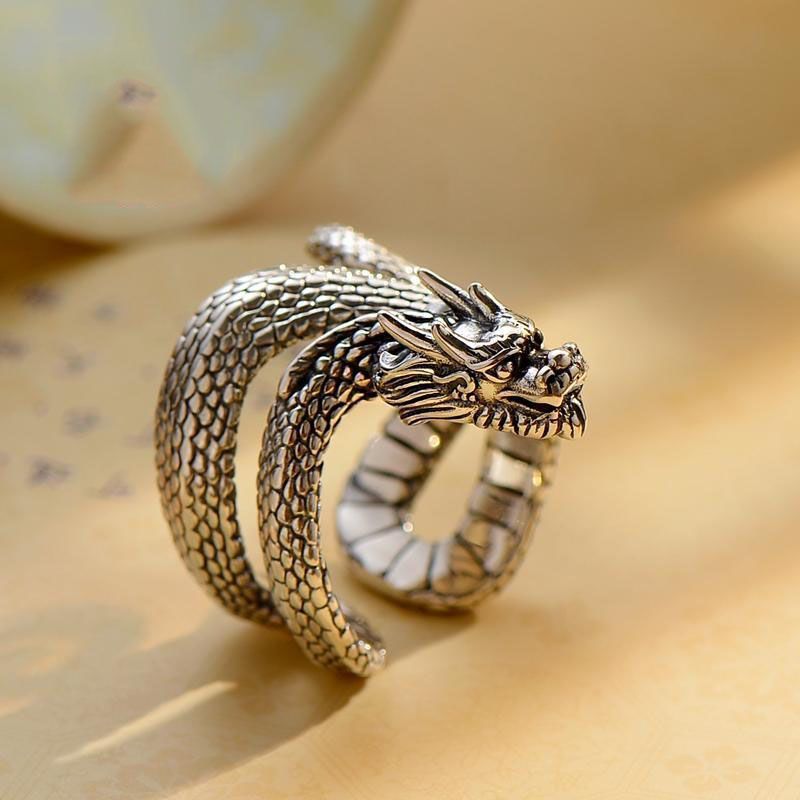 Aura Craft Dragon Head Lucky Ring 2