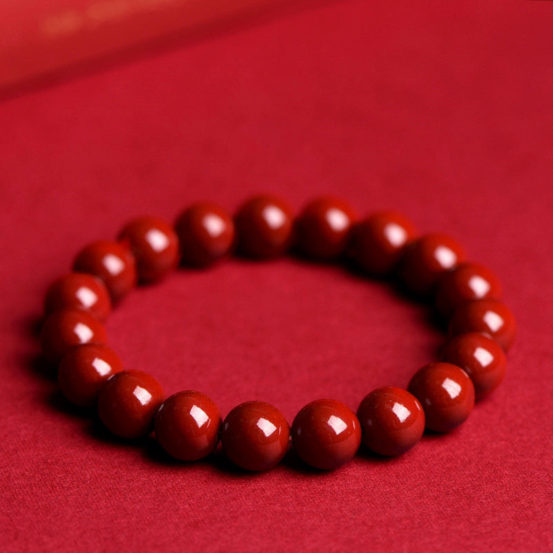 Aura Craft Cinnabar Bracelet for Warding Evil and Blessing 3