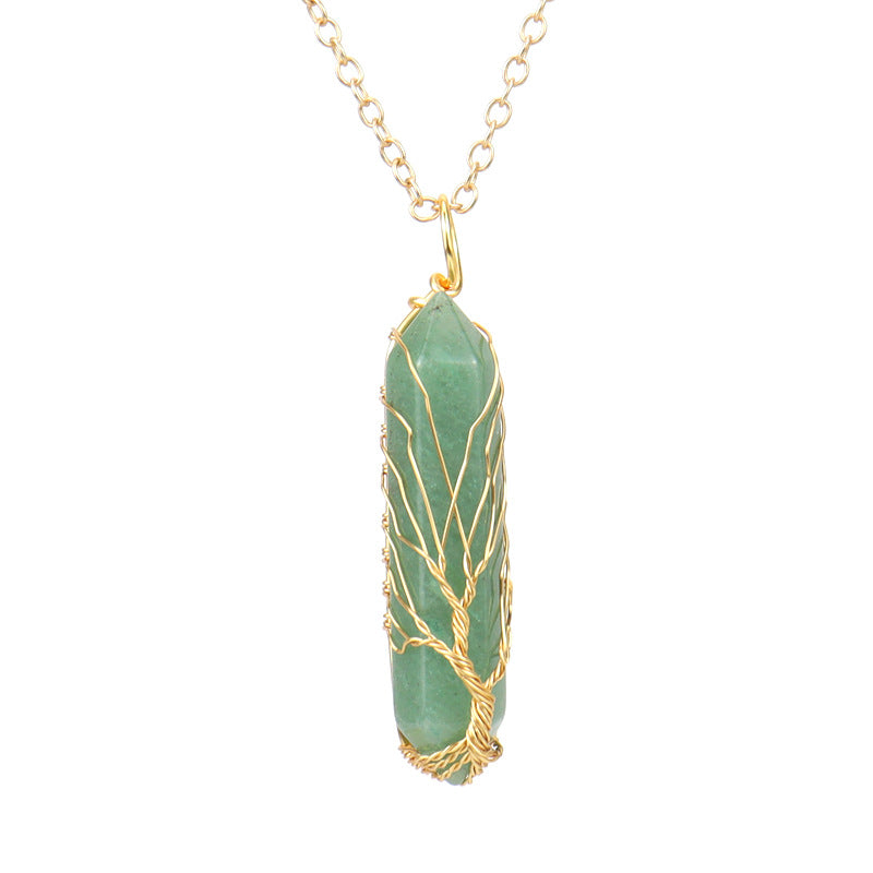 Aura Craft Meditation Crystal Tree of Life Wellness Pendant 4