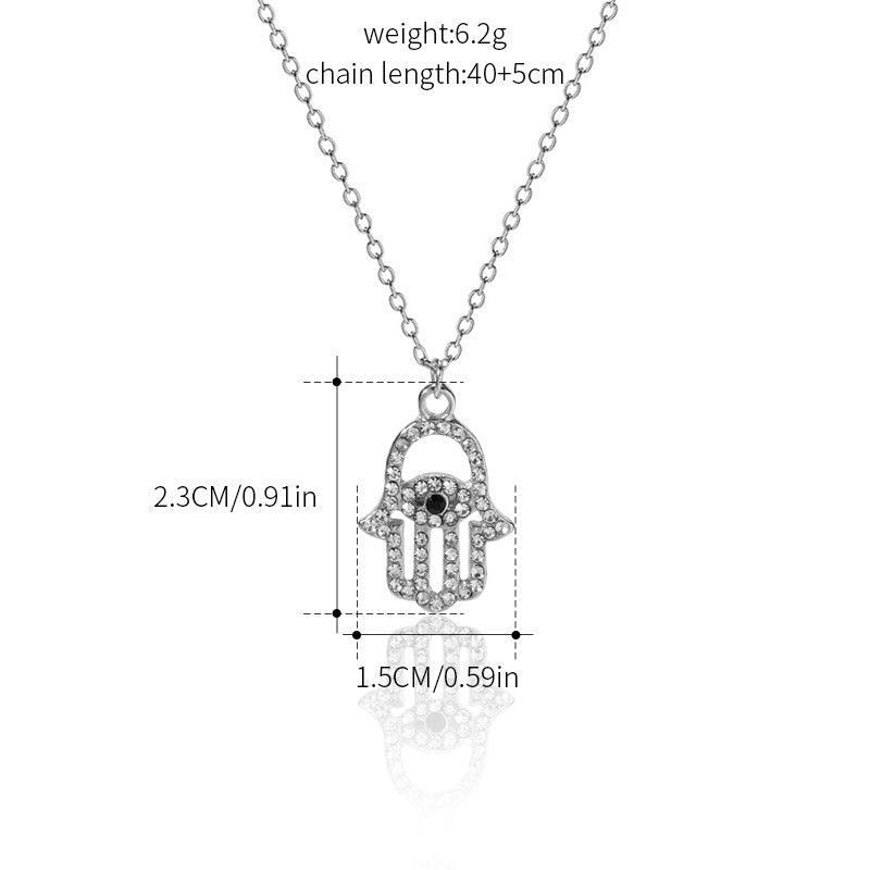 Aura Craft Demon's Eye Hand of God Crystal Meditation Necklace 6