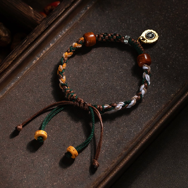 Aura Craft Tibetan Handwoven Peace Amulet Bracelet 2