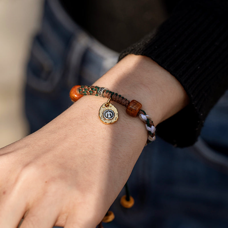 Aura Craft Tibetan Handwoven Peace Amulet Bracelet 7