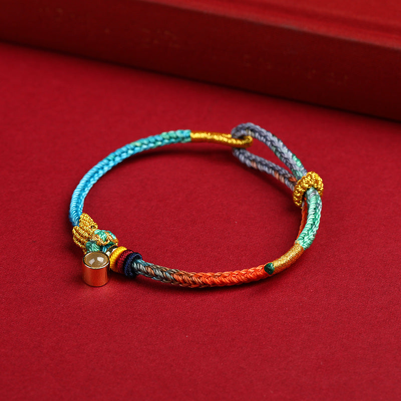 Aura Craft Colorful Hand-woven Knot Blessing Lucky Bracelet 5