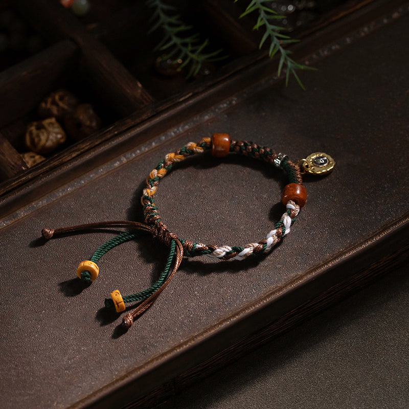Aura Craft Tibetan Handwoven Peace Amulet Bracelet 3