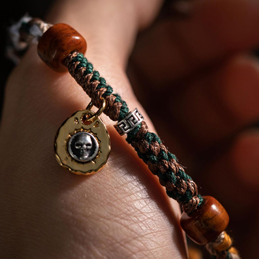 Aura Craft Tibetan Handwoven Peace Amulet Bracelet 4