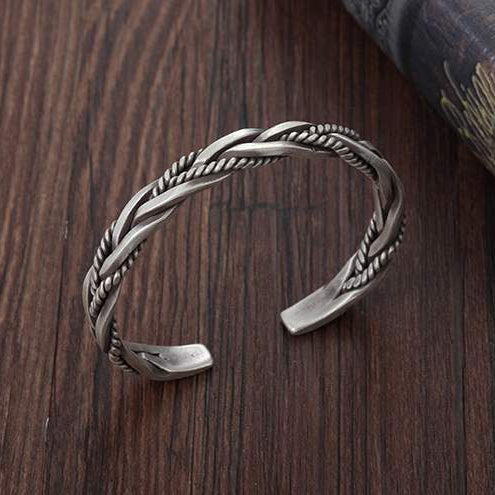 Aura Craft Mobius Hemp Rope Alloy Bracelet 1