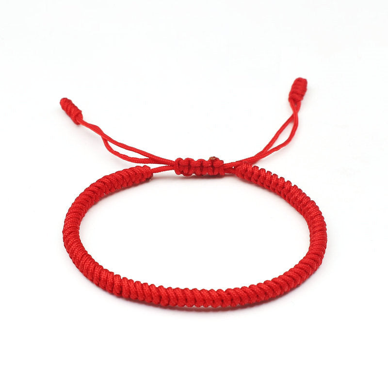 Aura Craft Lucky Red Thread Braided Blessing Couple Bracelet 2