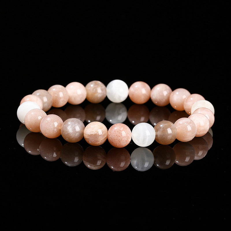Aura Craft Natural Agate Crystal Gemstone Reiki Beaded Bracelet 14