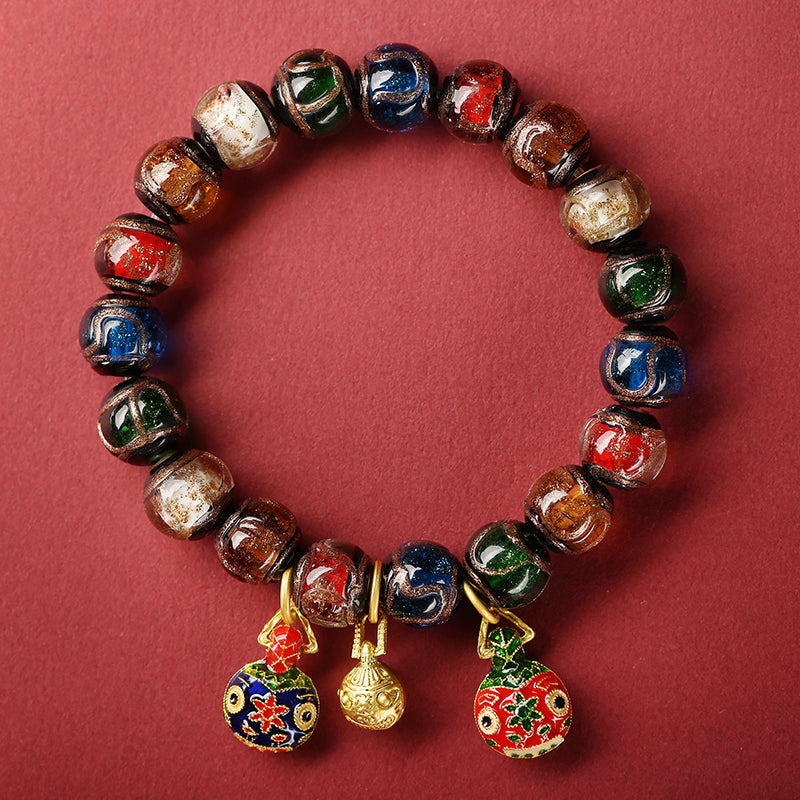 Aura Craft Feng Shui Perfect Guardian Wealth Knowledge Gold Devouring Beast Bracelet 6