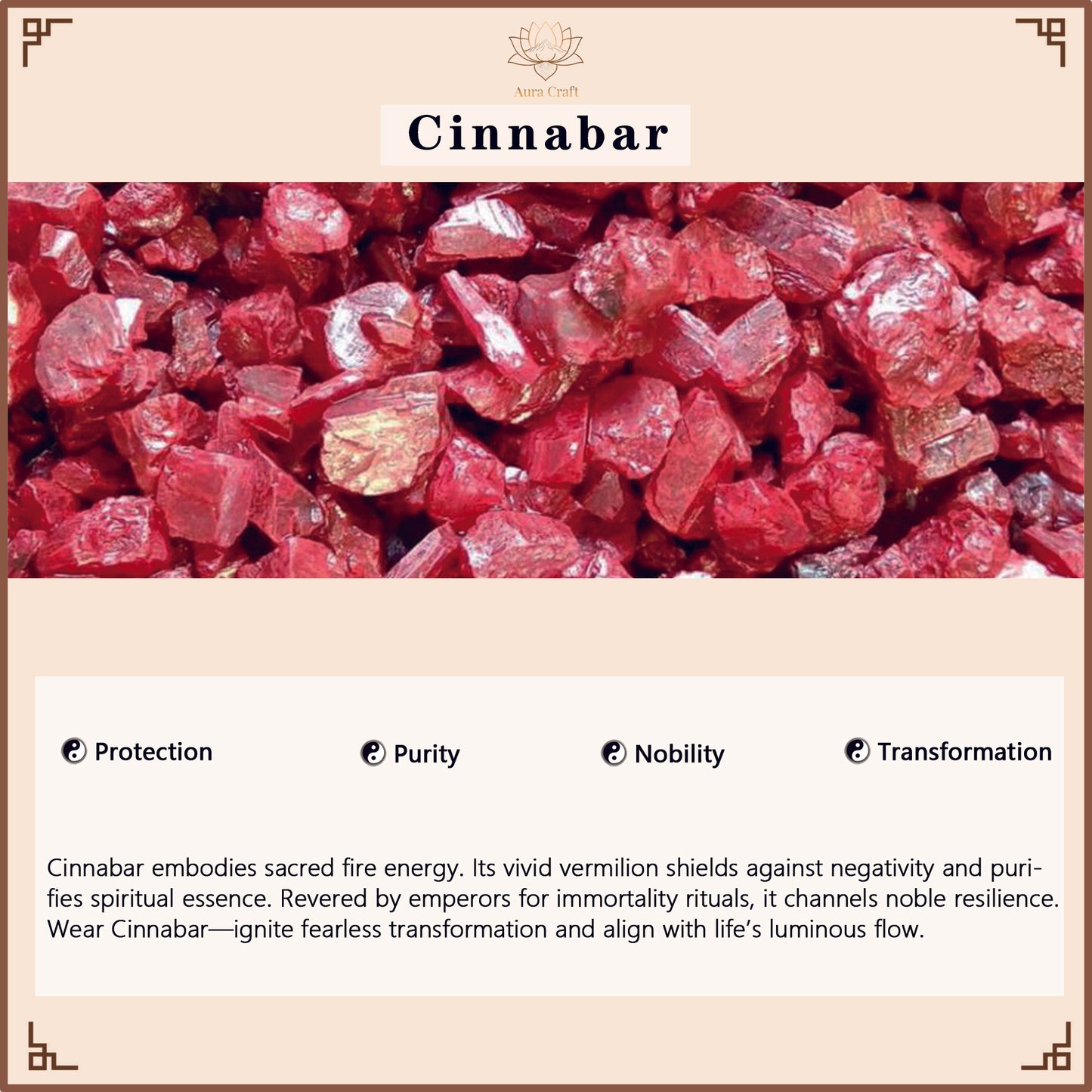 aura craft cinnabar