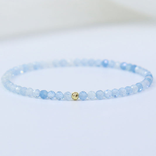 Aura Craft Aquamarine Crystal Blessing Lucky Bracelet 1
