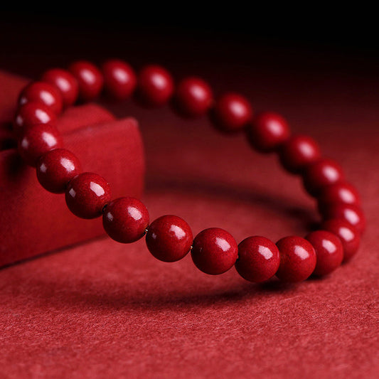 Aura Craft Cinnabar Bracelet for Warding Evil and Blessing 1