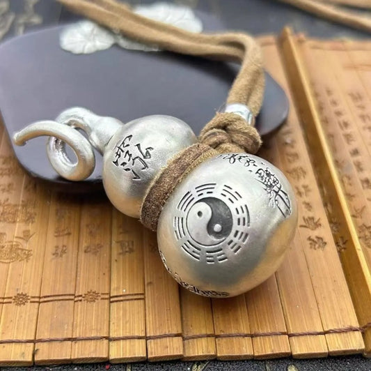 Aura Craft Yin Yang Tai Chi Bagua Gourd Fortune and Health Pendant 1