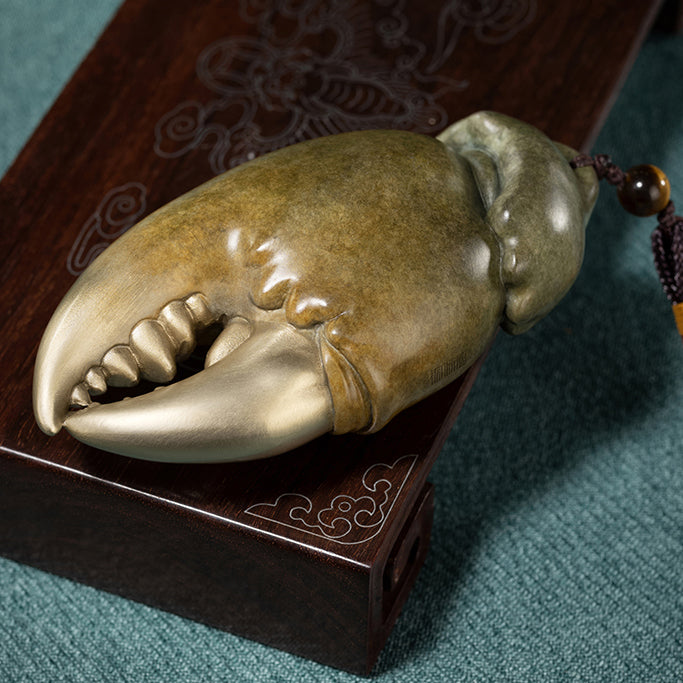 Aura Craft Feng Shui Taoist Handmade Crab Claws to Attract Wealth and Ward Off Evil Hanging Ornaments 5