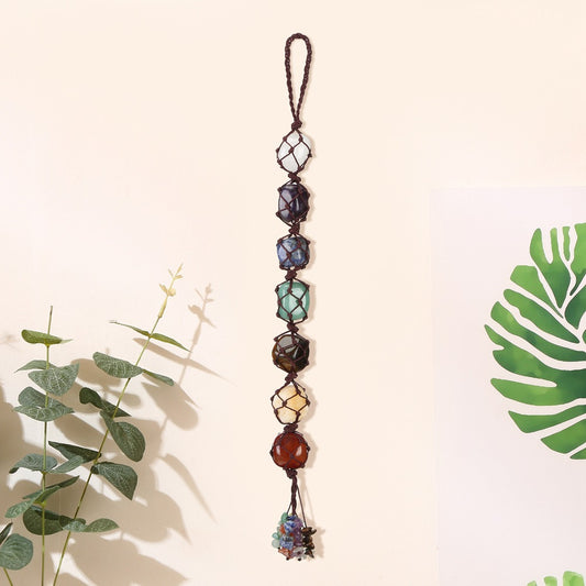Aura Craft Colorful Stone Meditation and Blessing Hanging Ornament 1