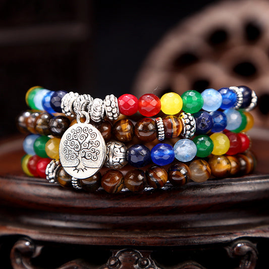 Aura Craft Natural Stone 108 Bead Meditation Rosary 1