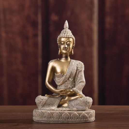 Aura Craft Meditation Sitting Buddha is suitable for living room, study room and tea room 5
