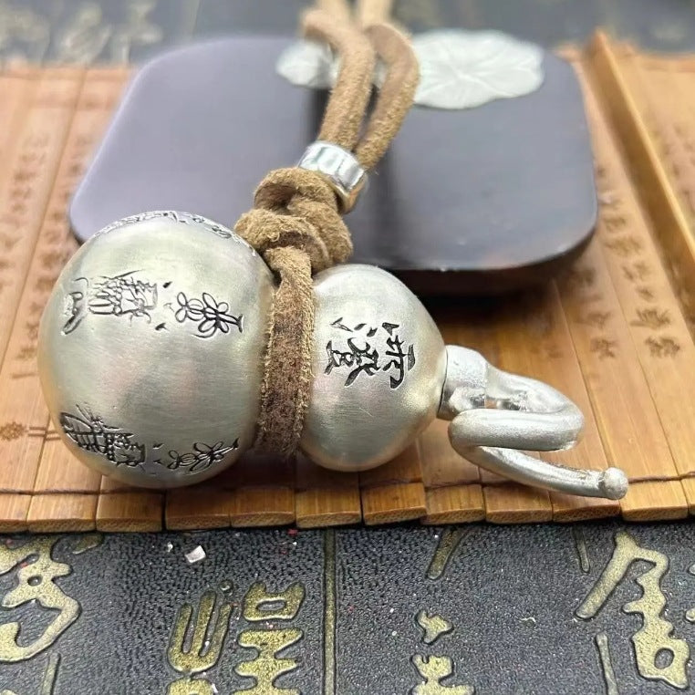 Aura Craft Yin Yang Tai Chi Bagua Gourd Fortune and Health Pendant 3