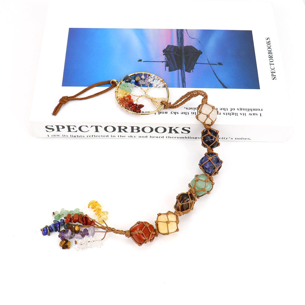 Aura Craft Tree of Life Seven Color Energy Gem Meditation Healing Hanging Ornament 2