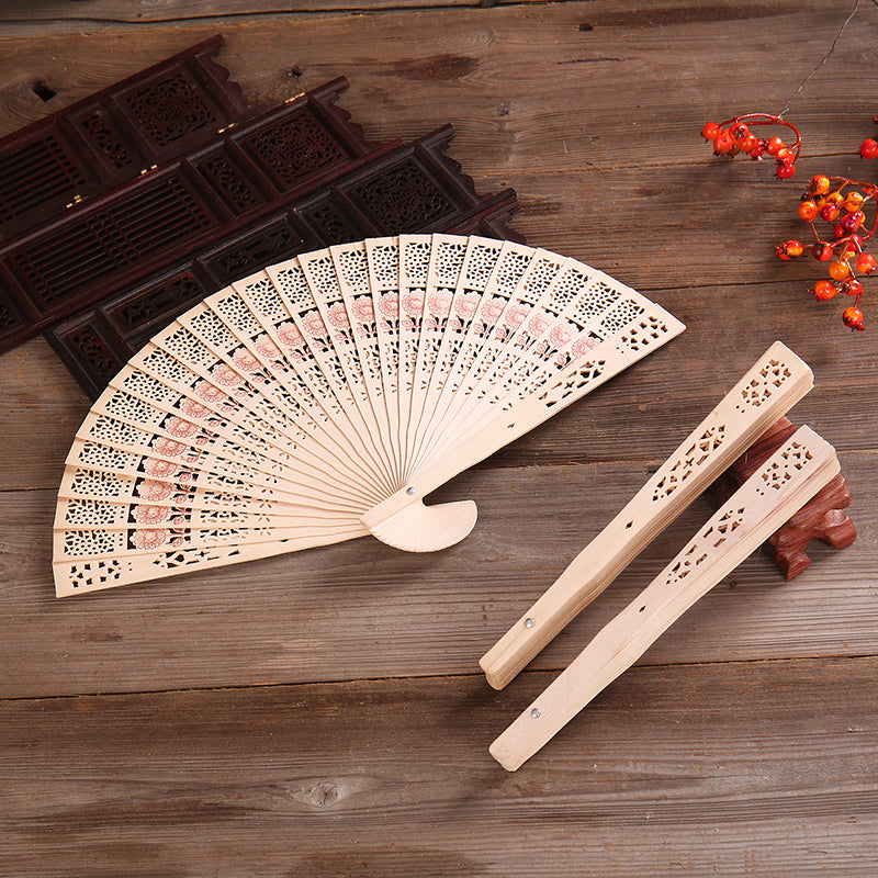 Aura Craft Feng Shui Hollow Carved Folding Fan 2
