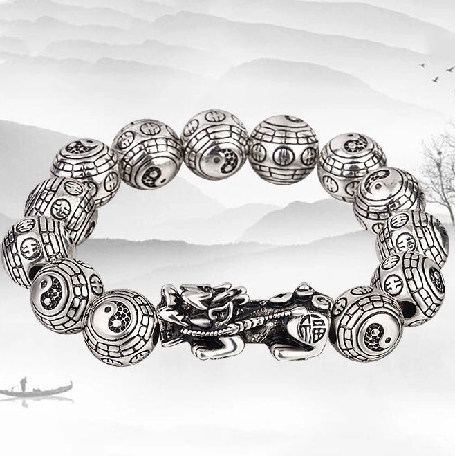 Aura Craft Feng Shui Yin Yang Pixiu Fortune and Evil-Repelling Bracelet 4
