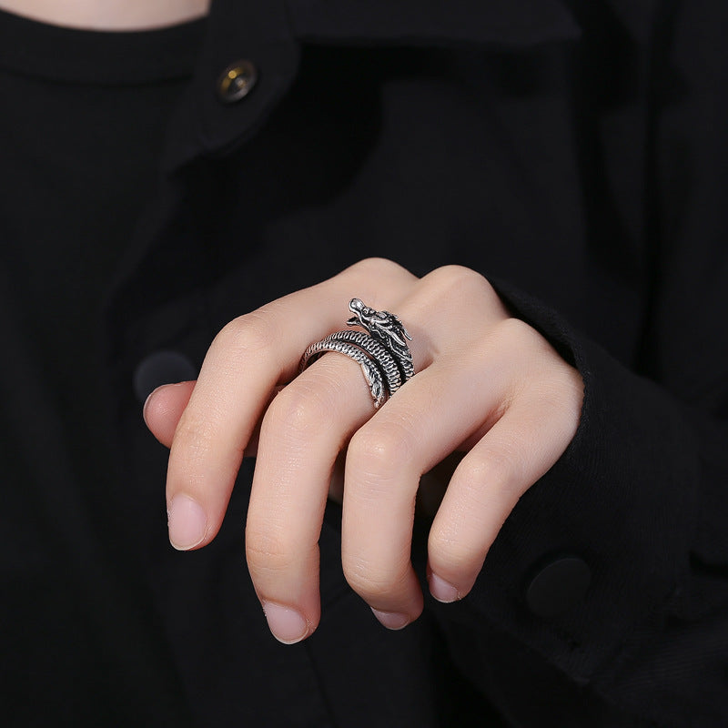 Aura Craft Three-Circle Dragon Lucky Ring 5
