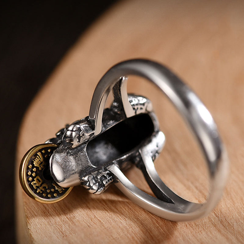 Aura Craft Copper Coin Pixiu Fortune Ring 3