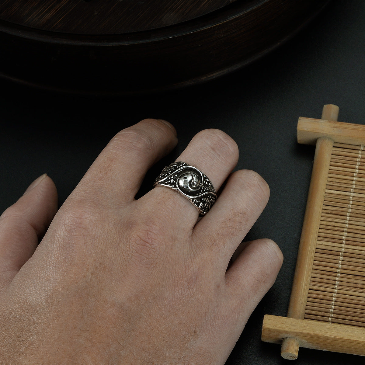 Aura craft Tai Chi Yin Yang Feng Shui Harmony Ring 4