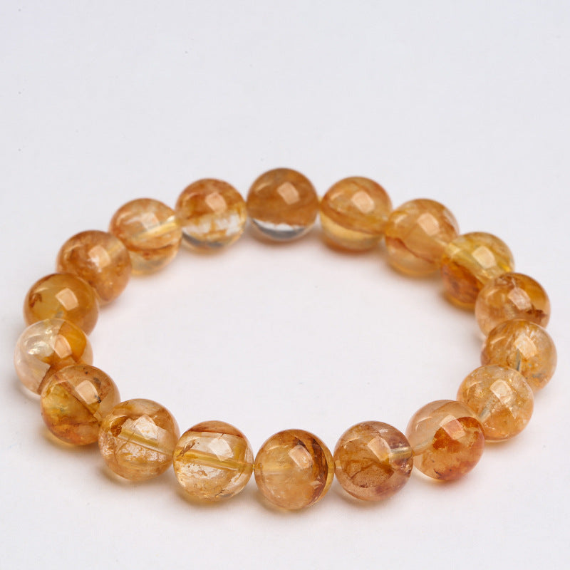 Aura Craft Natural Yellow Gum Flower Lucky Bracelet 2