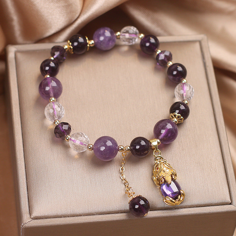 Aura Craft Amethyst Pixiu Fortune Bracelet 5