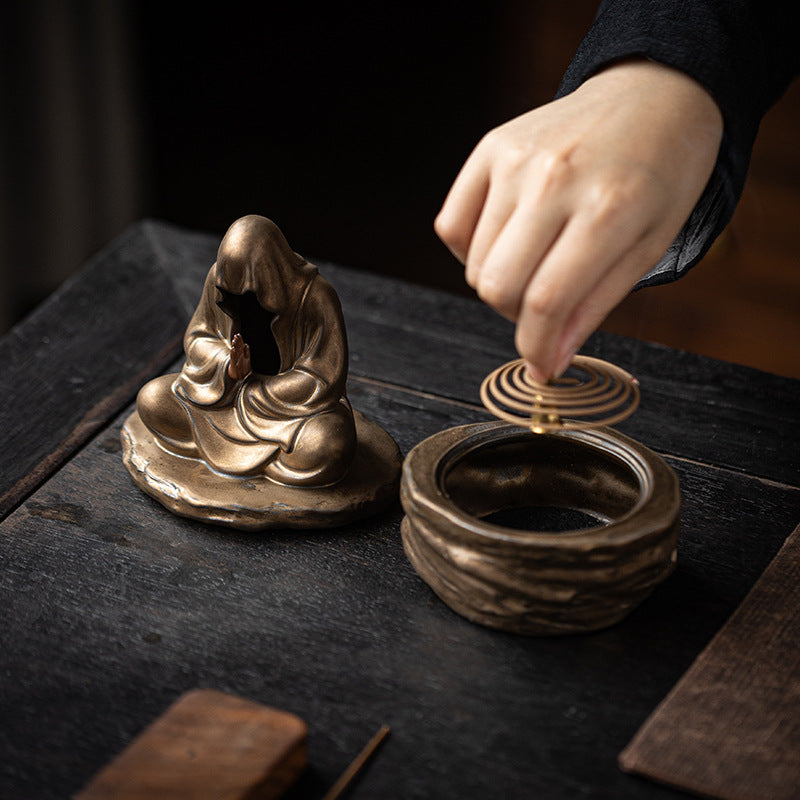 Aura Craft Feng Shui Zen Meditation Incense Burner