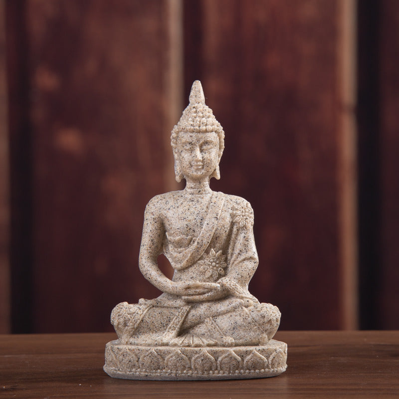 Aura Craft Meditation Sitting Buddha is suitable for living room, study room and tea room 6