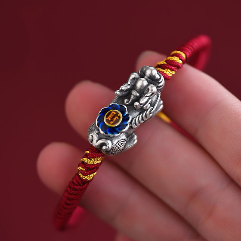 Aura Craft Pixiu Braided Red String Bracelet for Fortune and Evil 4