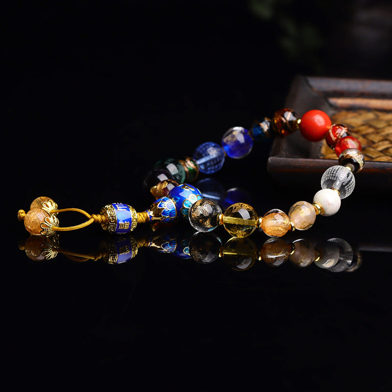 Aura Craft 18-seed Multi-Treasure Glass Blessing Bracelet 2