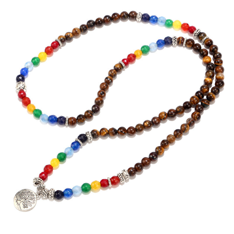 Aura Craft Natural Stone 108 Bead Meditation Rosary 3