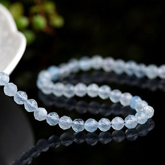 Aura Craft Aquamarine Crystal Blessing Lucky Bracelet 4