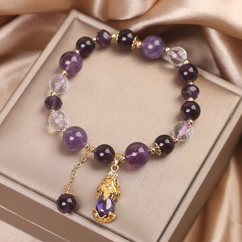 Aura Craft Amethyst Pixiu Fortune Bracelet 2