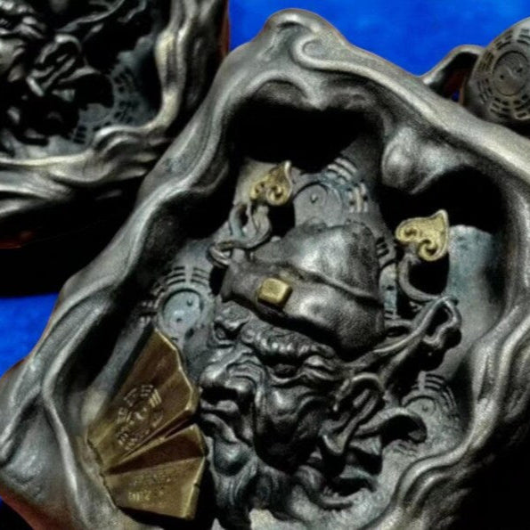 Aura Craft Feng Shui Zhong Kui Amulet Copper Pendant 4
