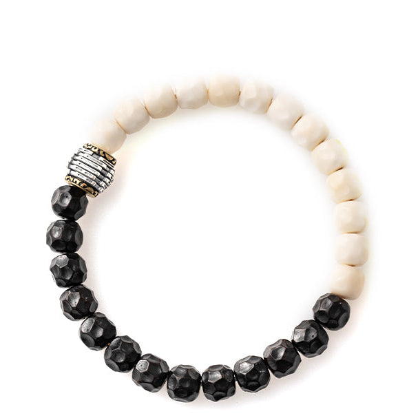 Aura Craft Feng Shui White Jade Bodhi Seed Coconut Crater Amulet Bracelet 13