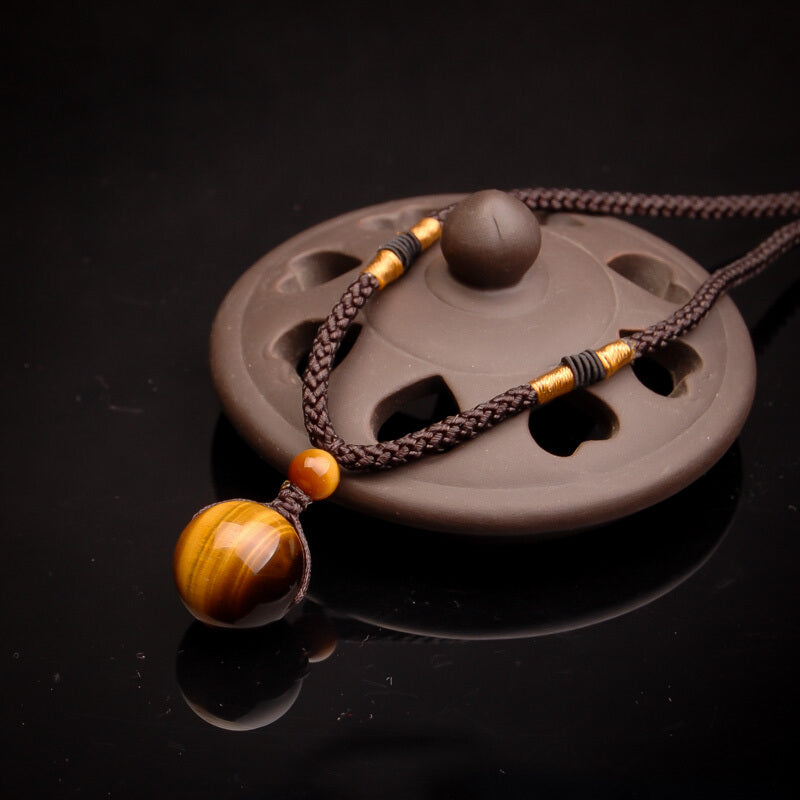 Aura Craft Healing Feng Shui Natural Tiger's Eye Pendant 3